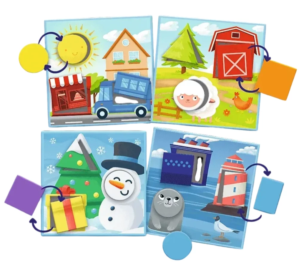 Gra planszowa - Kolory i figury