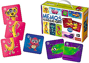 Настольная игра - Memos classic plus. Милые монстры