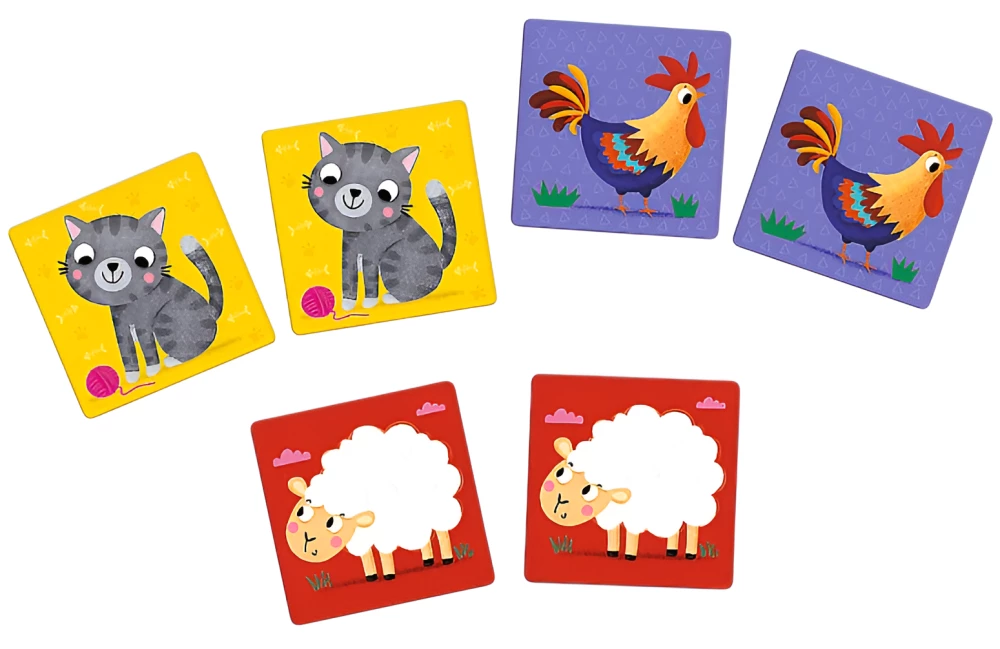 Настольная игра - Memos maxi. Домашний скот