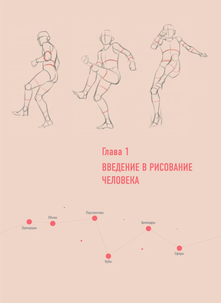 The Human in Motion. A Detailed Anatomical Course on Drawing: From General Shape to Perspective