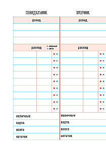 CashBook. My Income and Expenses