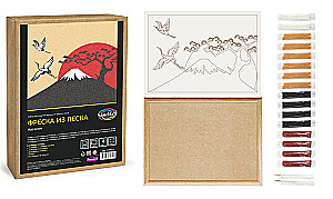 Sandmalerei - Fujiyama