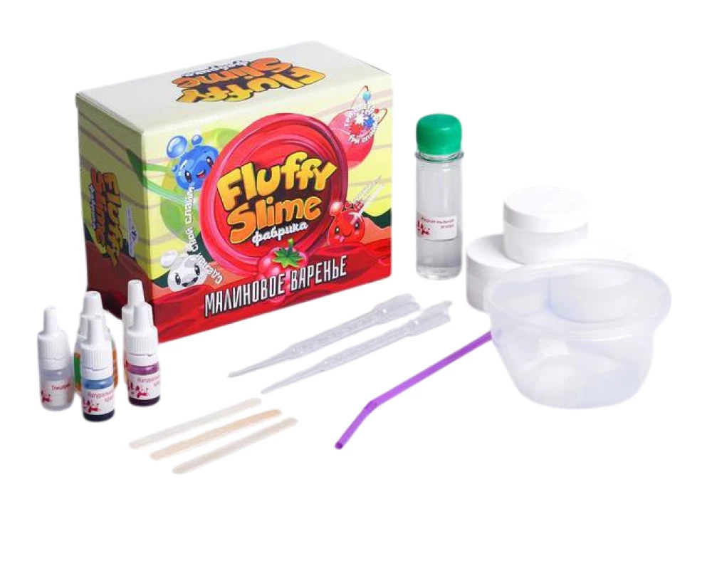 Fluffy Slime factory. Raspberry jam