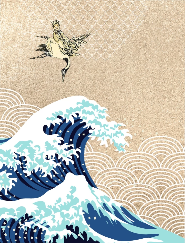 Hokusai manga. Dievi un cilvēki