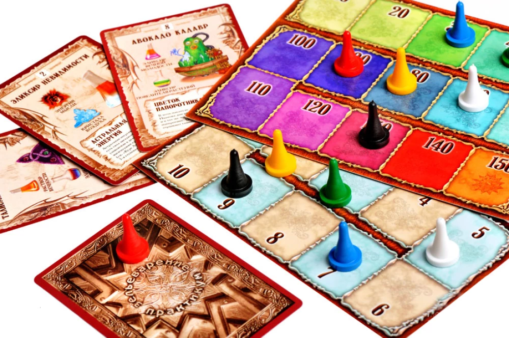 Brettspiel - Zaubertränke. Geschenkset