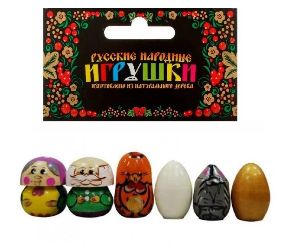 Пальчиковый театр Курочка Ряба 6 шт.