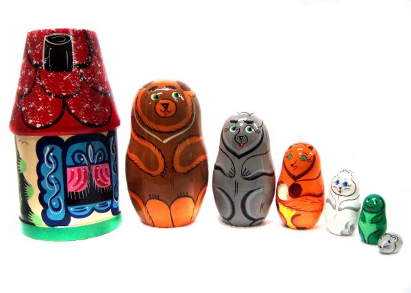 Koka rotaļlieta Matrička - Teremoks