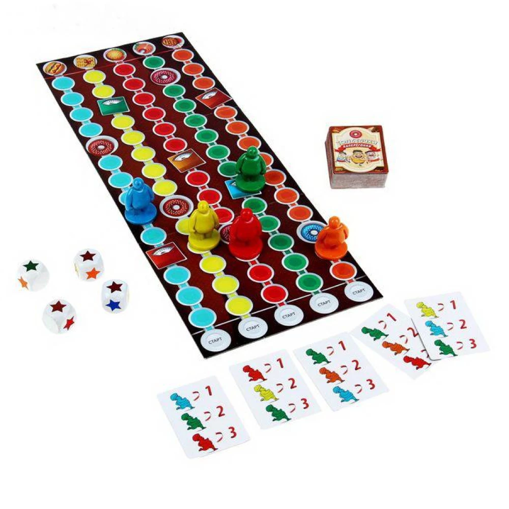 Настольная игра - Толстячки наперегонки
