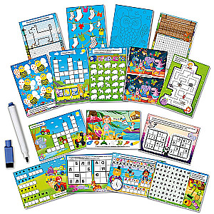 Kirjuta ja pühkige. Zeebra. Edasijõudnute tase.