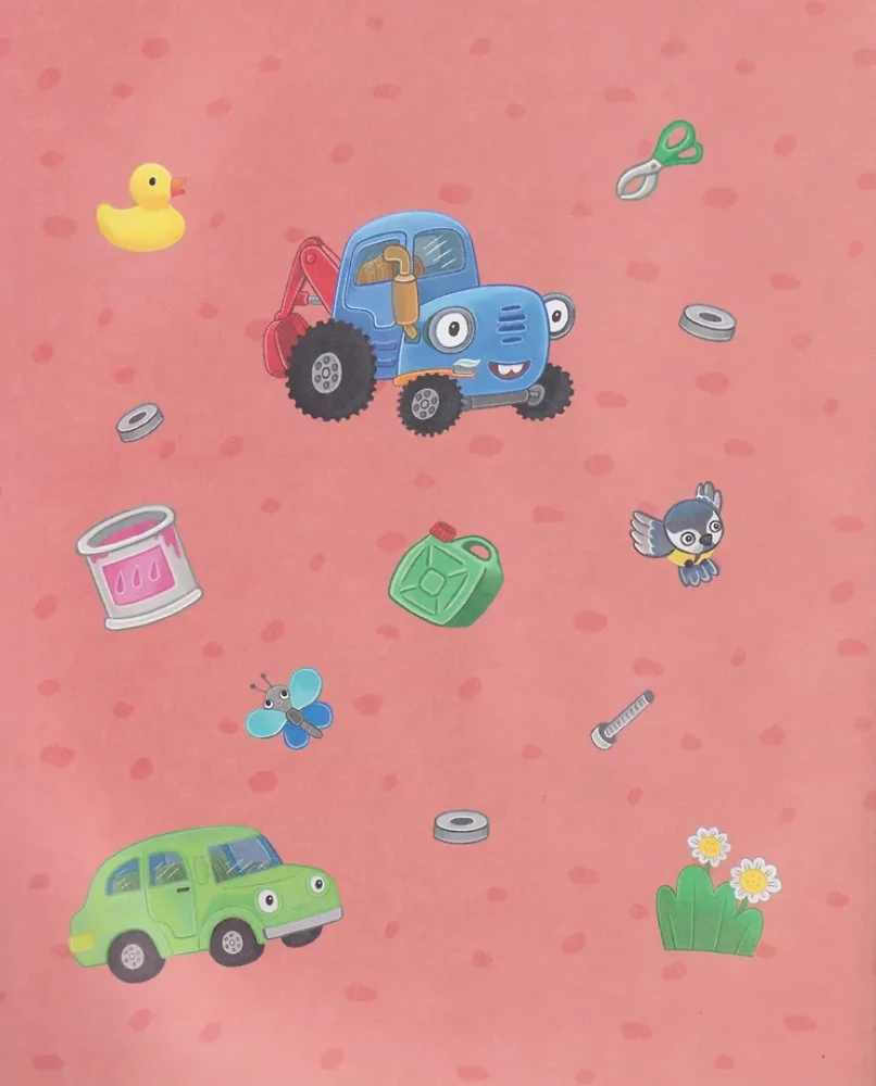 Blue Tractor Helps Mom