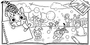 Mielas Či namas. Spalvinimo knyga