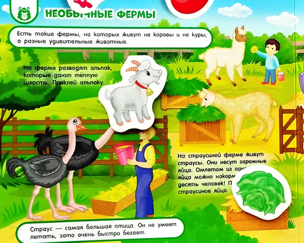 On the Farm. A Book with Velcro