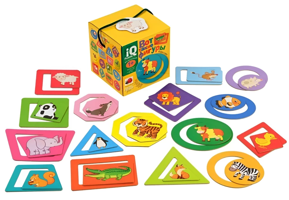 iQ Puzzle - Takie figury. Kształt i kolor