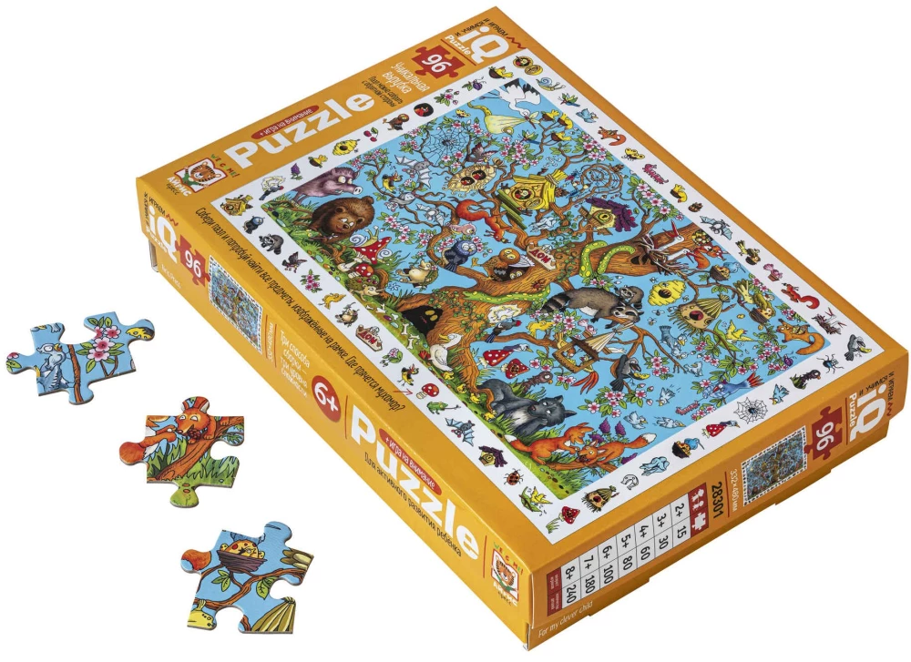 IQ Пазл:96 - Кто в домике живет?