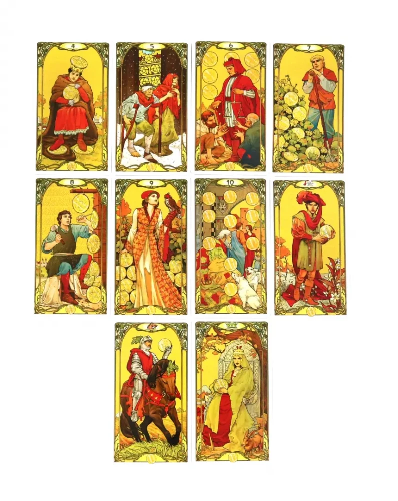 Tarot - Złote Art Nouveau
