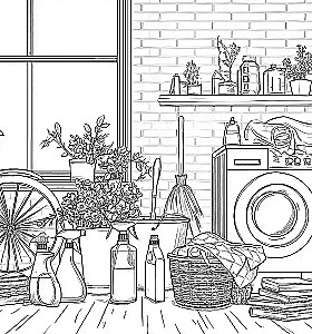 Mierīga krāsošana-antistress. Izšūtas stāsti. 23 sižeti radošumam un iedvesmai