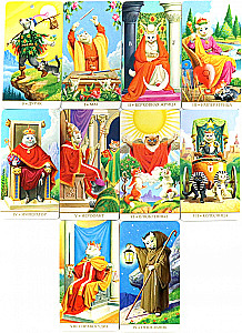 Tarot Białych Kotów (bez ramki). Polska wersja