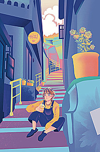 Teja Korejā. Komikss, kas iemācīs tevi korejiešu valodu