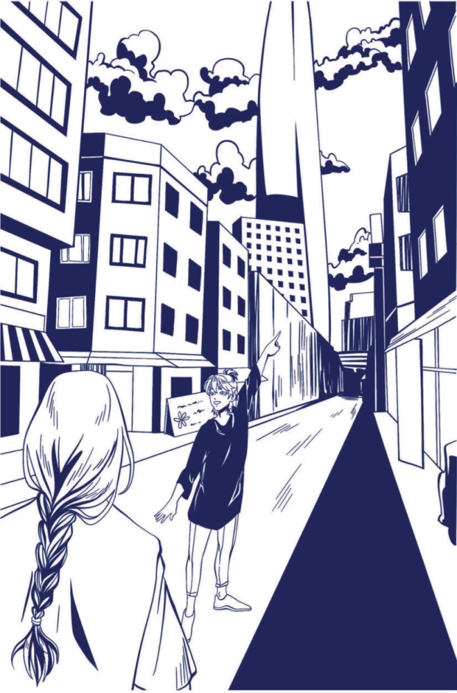 Teja Korejā. Komikss, kas iemācīs tevi korejiešu valodu