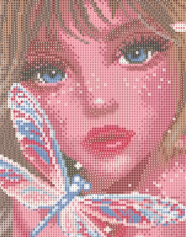 Dimanta mozaīka uz apakšrāmja - Meitene un odze, 20x25cm