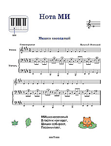 Notes for Piano for the Very Young. A Guide with Musical Alphabet