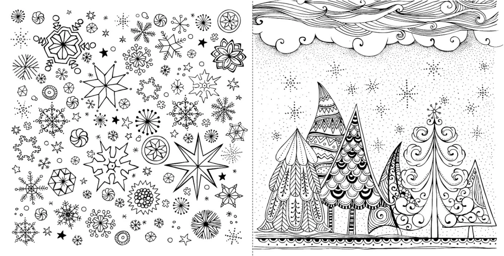 Minu talvine jalutuskäik: Värviraamat