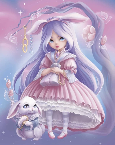 Dimanta mozaīka - Alise, 20x25cm