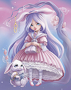 Dimanta mozaīka - Alise, 20x25cm