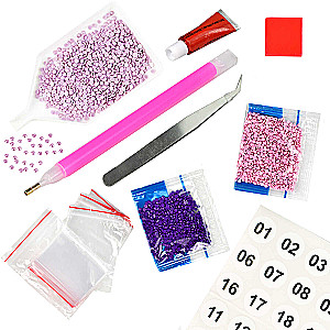 Dimanta mozaīka - Alise, 20x25cm