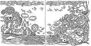 Mano rudens pasivaikščiojimas: Spalvinimas