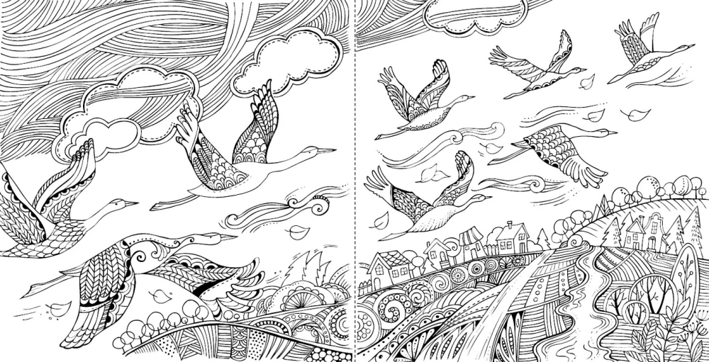 Mano rudens pasivaikščiojimas: Spalvinimas