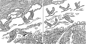 Mano rudens pasivaikščiojimas: Spalvinimas