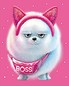 Dimanta mozaīka - Boss špics, 20x25cm