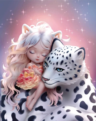 Dimanta mozaīka - Pasaku sapnis, 20x25cm.