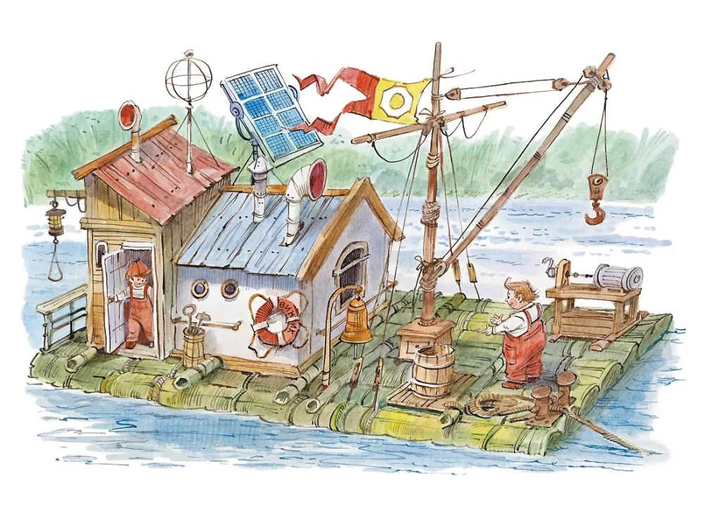 Библиотечка Незнайки (мини). Сборный комплект в коробе из 5-ти книг