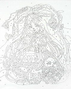 Glezna pēc numuriem - Alise, 30x40cm