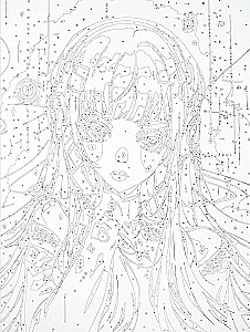 Glezna pēc numuriem - Disco-Anime, 30x40cm