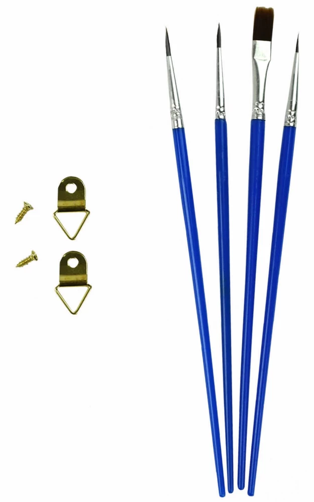 Glezna pēc numuriem - Žurka cepurē, 15x20cm