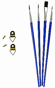 Glezna pēc numuriem - Žurka cepurē, 15x20cm