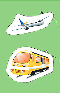 Мои первые вырезалки. Машинки