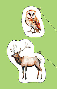 Мои первые вырезалки. Животные