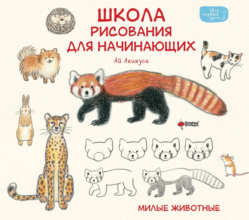 Школа рисования для начинающих. Милые животные