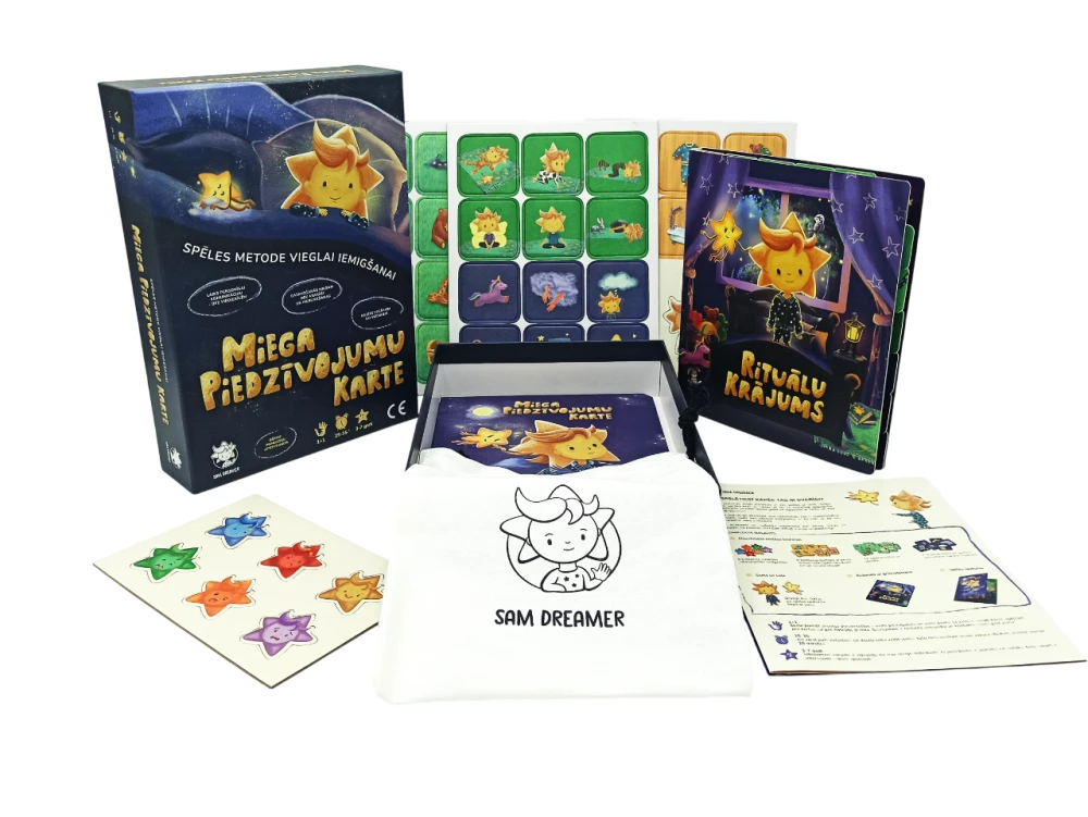 Настольная игра - Miega Piedzīvojumu Karte