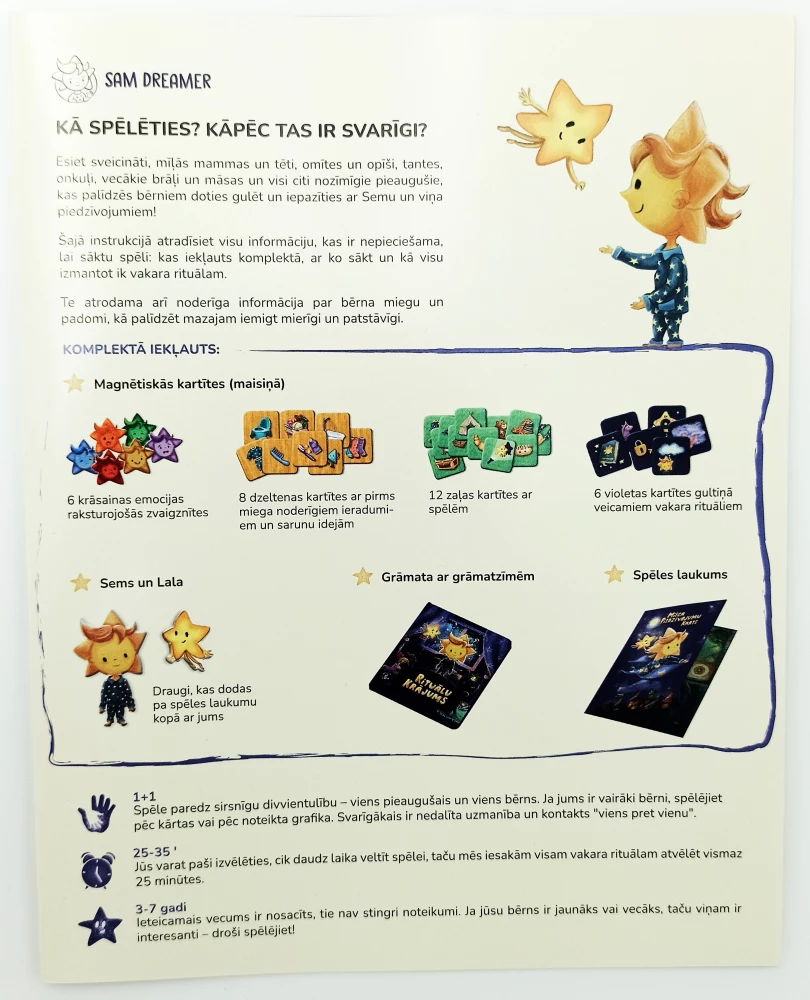Настольная игра - Miega Piedzīvojumu Karte