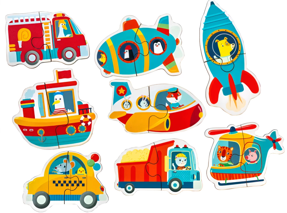 IQ-пазл:12 - Полезные машины