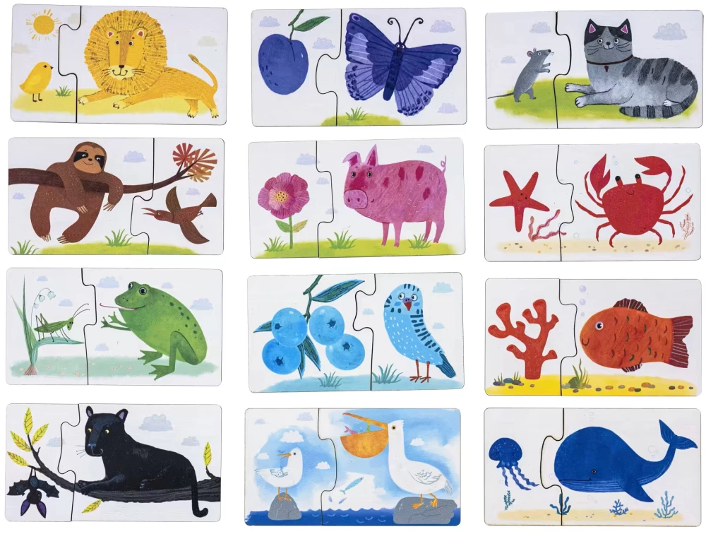 IQ-пазл:12 - Учим цвета