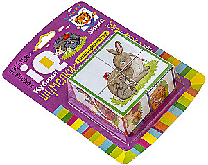 Schlaue Würfel. Geräusche. Häschen-Hüpf, 4 Stück