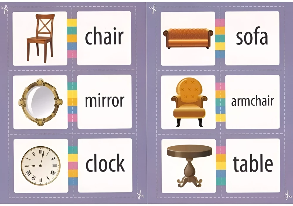 Kartenset Englisch lernen beim Spielen. Niveau 2