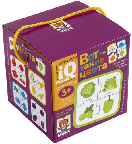 IQ-Puzzle. So sind die Farben