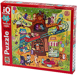 IQ Puzzle:36 - Koty w parku